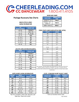 Omni Cheer Size Chart