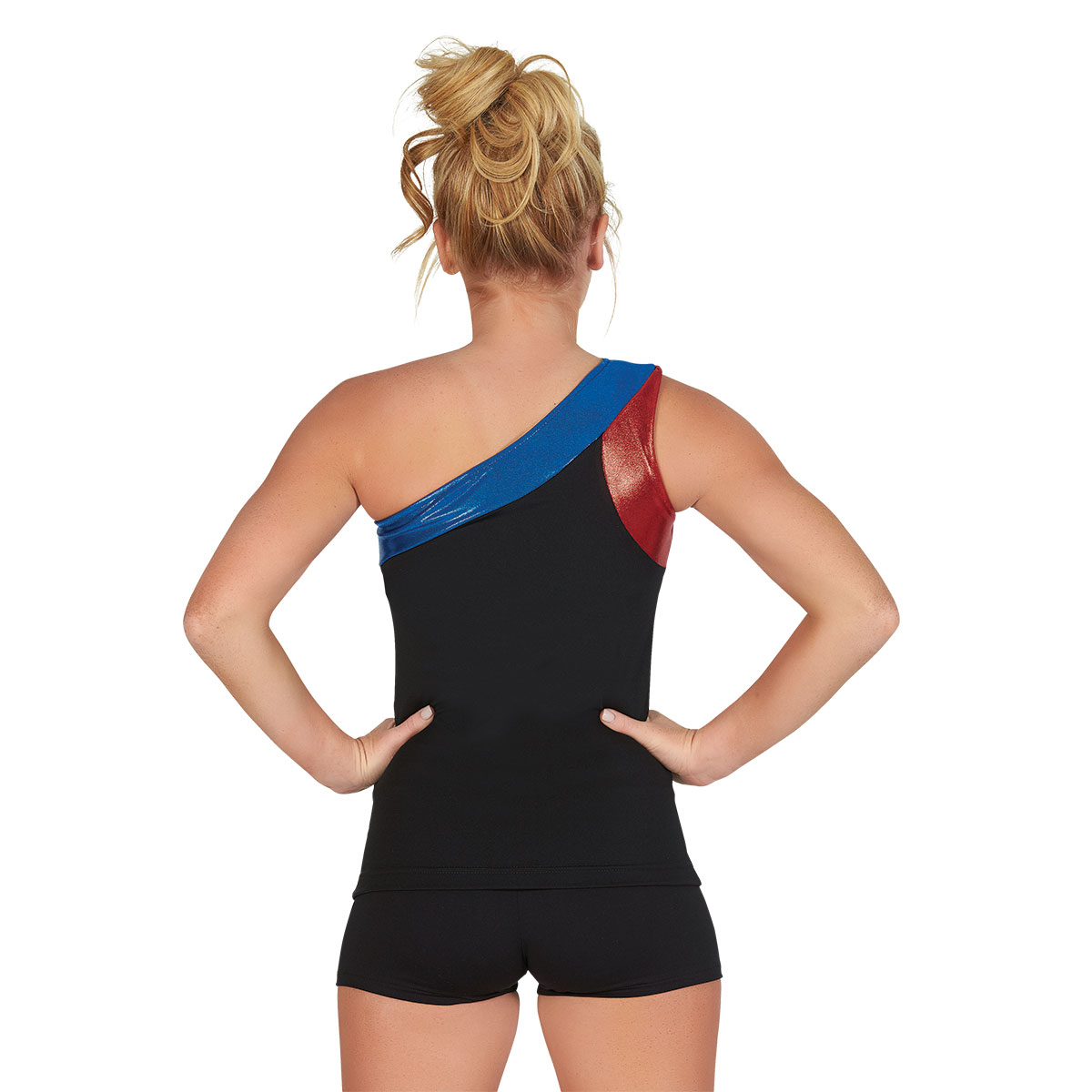 CC Dancewear Asymmetrical One Shoulder SpiritFlex Dance Top