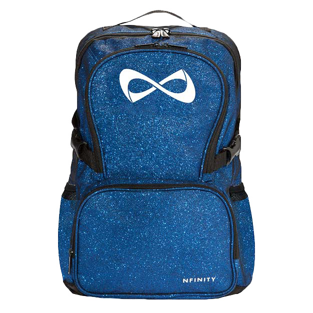 Nfinity Sparkle Backpack Gray with Purple Logo