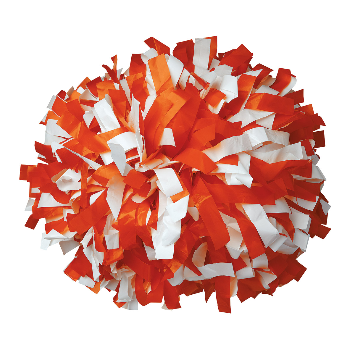 6 In-Stock Plastic 2 Color Baton Handle Cheerleading Pom