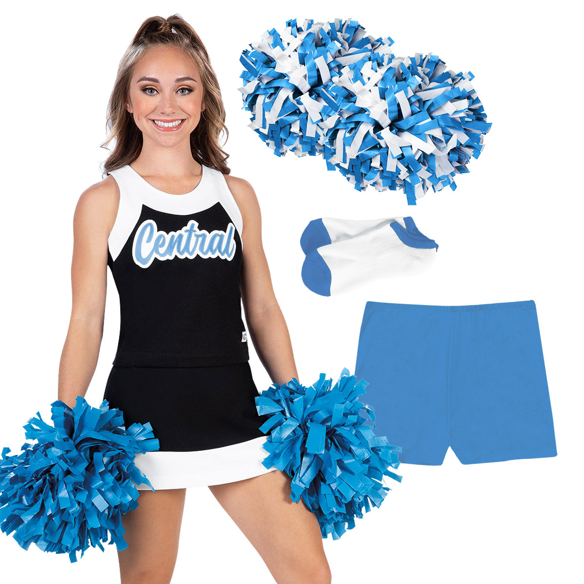 Custom Plastic Rooter Cheer Pom, High-quality cheerleading uniforms, cheer  shoes, cheer bows, cheer accessories, and more