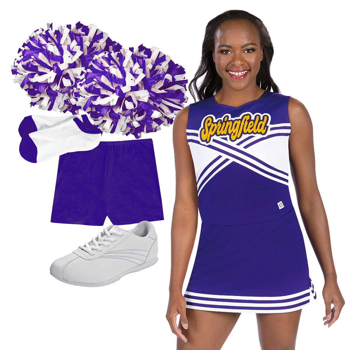 Poms, High-quality cheerleading uniforms, cheer shoes, cheer bows, cheer  accessories, and more