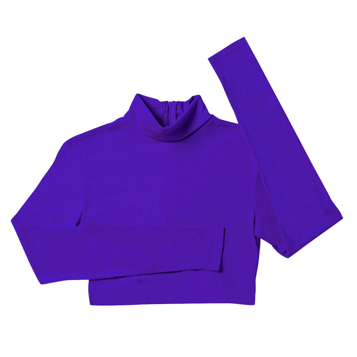 Poly/Spandex Mock Turtleneck Halftop