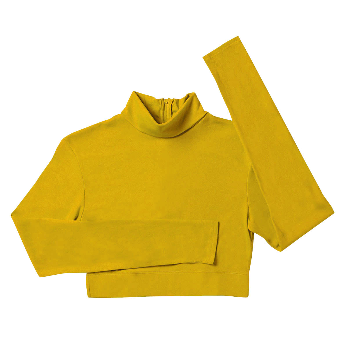 Poly/Spandex Mock Turtleneck Halftop