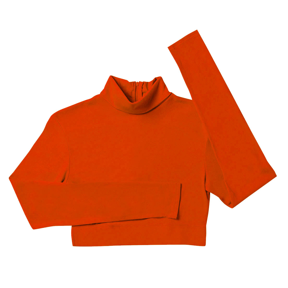 Poly/Spandex Mock Turtleneck Halftop