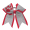 Extra Large Glitter Bow with Paw Imprint (HBE3OGA)