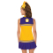Sleeveless Mesh Jersey Dress with Kick Pleats (58C 2020)