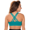 Specialty Fabric Double Criss-Cross Back Sports Bra