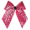 Extra Large Specialty Animal Print Material Bow