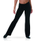 CC Dancewear Mid-Rise Elastic Waist Jazz Pant - Black