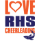 2 Color Stacked Love Cheerleading (CTND84)