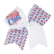 Red White and CHEER Hair Bow
