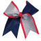Extra-Large Specialty Material and Glitter Diagonal Flip Flop Bow