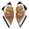 Extra Large Triple Layer Glitter Slant Bow (HBE3OOGS)
