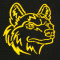 Husky Monogram Mascot (MM107)