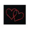 Double Heart Monogram Mascot (MM135)