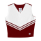 Stock V-Neck Classic Cheer Uniform Shell Top - Closeout