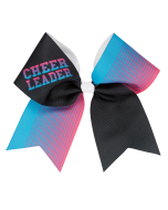 Vertical Ombre Cheer Hair Bow