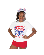 Red White and CHEER Tee