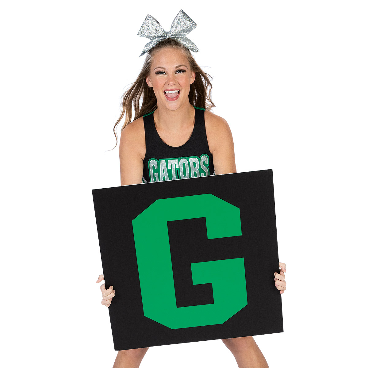 Custom Square Pep Rally Sign Printed on One Side- 24 in. x 24 in.