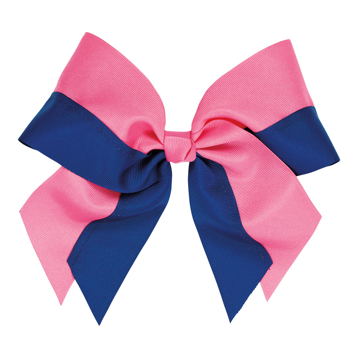 Custom Extra Large Two Color Grosgrain Fused Bow