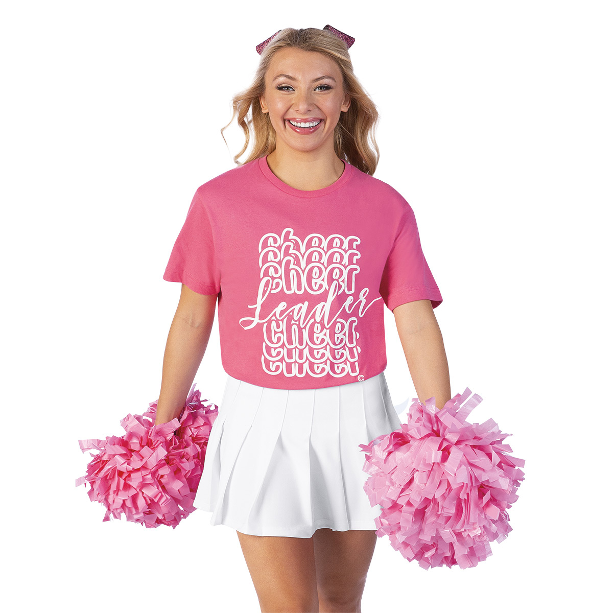 Stacked Repeat Cheer Tee