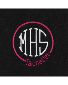Two Color Monogram with Circle Initials (MILRSNBCIR)
