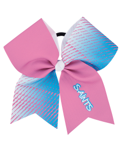 Custom Extra Large Sublimated Twist Collection Bow (HBCCF-034)
