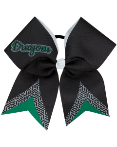 Extra Large Custom Sublimated Arabesque Collection Bow (HBCCF-015)