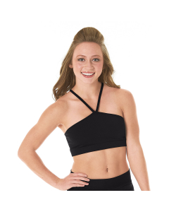Specialty Fabric Sports Bra with V-Front and Back