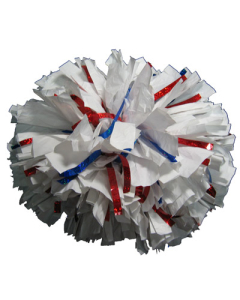 Made-to-Order Extra-Wide Streamer Plastic Glitter Show Poms