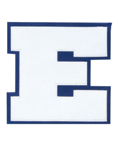 2 Color Tackle Twill Single Letter (TSLWCB2)