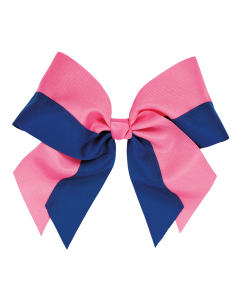 Custom Extra Large Two Color Grosgrain Fused Bow