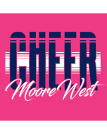 2 Color Gradient Line Text Screenprint Design (CTND197)