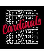 2 Color Repeat Block & Diagonal Script Screenprint Design (CTND203)