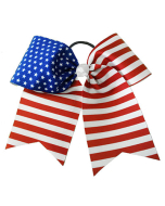 In-Stock American Flag Patriotic Bow