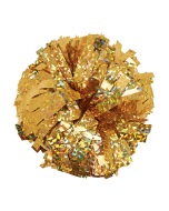 6" Holographic Baton Handle Show Pom