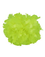 6" Fluorescent Neon Baton Handle Show Pom