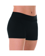 Mid-Rise Elastic Waist Hot Shorts