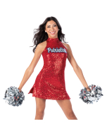 In-Stock Mock Turtleneck Sequin Dress