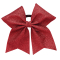 In-Stock Extra Large Soft Glitter Hair Bows - Metallic Red