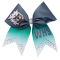 CC Fusion Extra Large Custom Shimmer Ombre Bow with Rhinestone Accents (HBCCFSR)