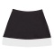 Stock A-Line Skirt with Hem Inset - Black