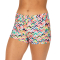 Mid-Rise Elastic Waist Hot Shorts - Multi-Color Chevron - YXS