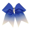 3" Sublimated Shimmer Ombre Bow - Royal Blue