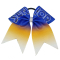 3" Sublimated Shimmer Senior Bow - Royal Blue