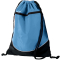 Tri-Color Drawstring Backsack - Columbia Blue