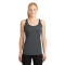 Ladies PosiCharge Competitor Racerback Tank - Iron Grey (Charcoal)