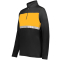 Quarter Zip Prism Pullover - Black/Gold
