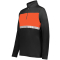 Quarter Zip Prism Pullover - Black/Orange